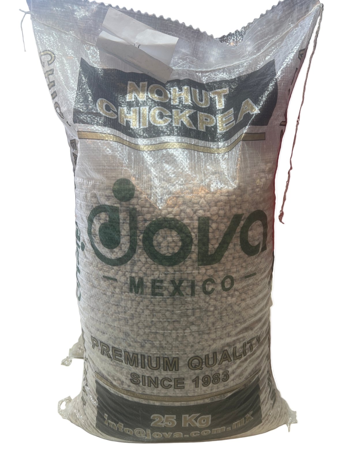 Jova Mexican Chickpeas 14mm 25Kg Bag | جوفا حمص حب مكسيكي