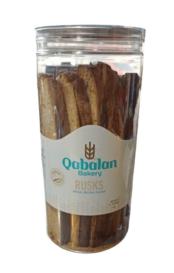 Qabalan Rusks Plain CTN 8 x 450g | قبلان كعك قرشلة سادة - 2kShopping