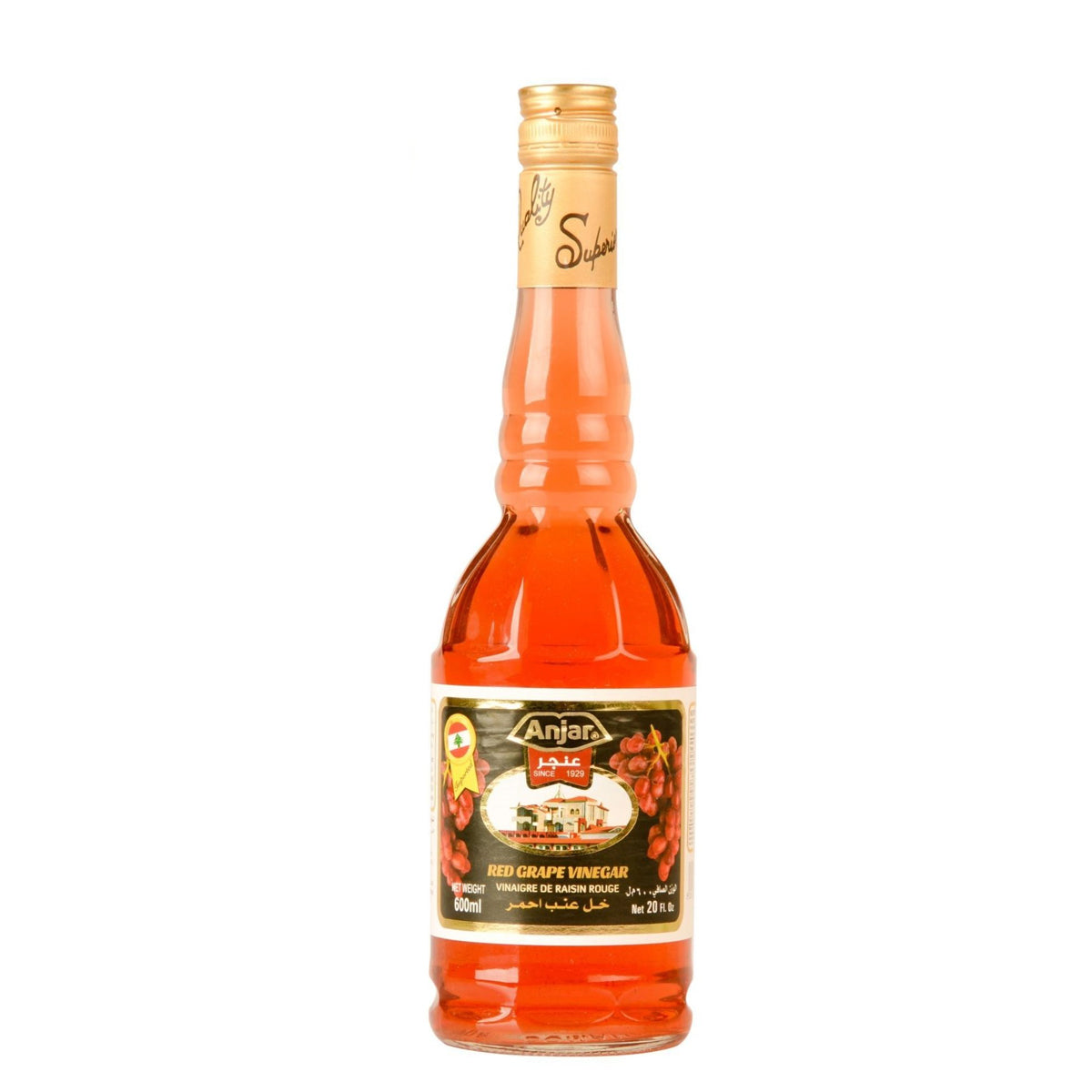 Anjar Red Grape Vinegar 600ml | عنجر خل عنب أحمر