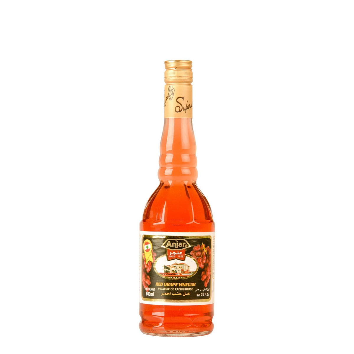 Anjar Red Grape Vinegar 600ml | عنجر خل عنب أحمر