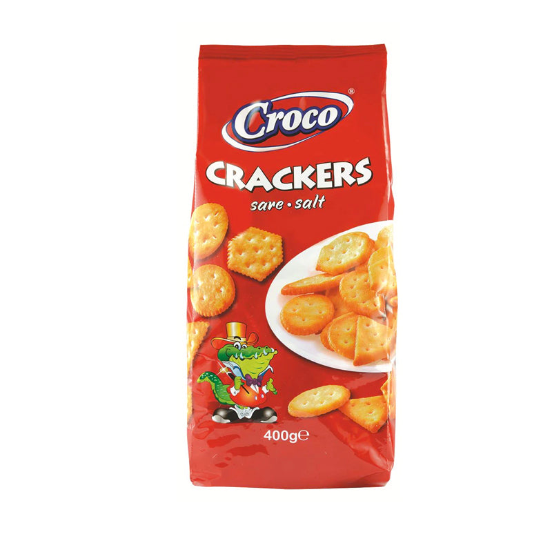 CROCO CRACKERS SALT ( 400g x 12 ) | كروكو كراكر مملحة