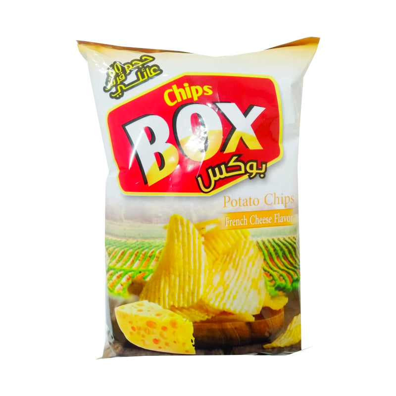 Box Chips French Cheese Flavour ( 100g x 12 ) | بوكس شيبس بطعم الجبنة الفرنسية