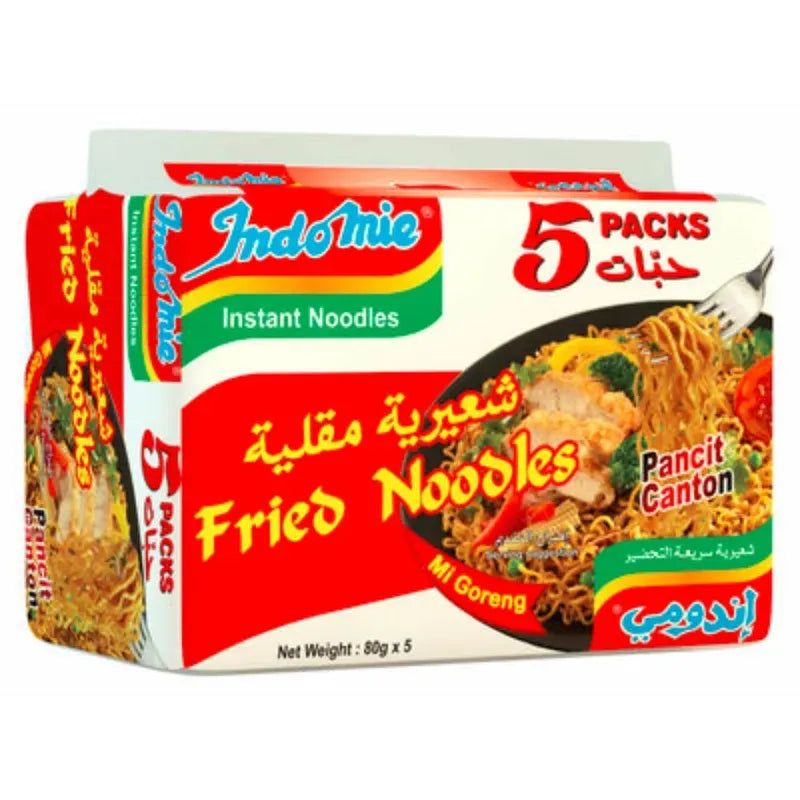 Indomie Fried Noodles 8X5X80Gm | اندومي شعيرية مقلية
