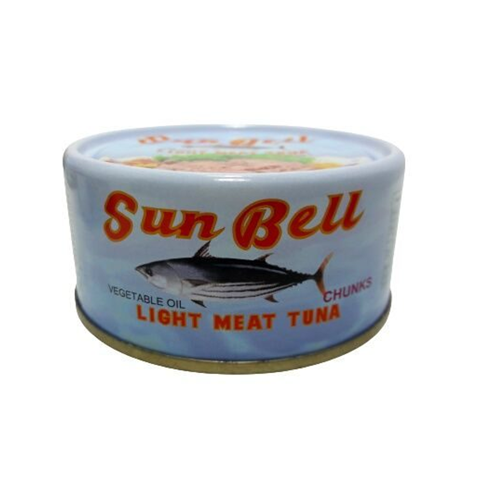 Sun Bell Light Meat Tuna in Vegetable Oil ( 170g x 48 ) |لحم تونا بالزيت النباتي
