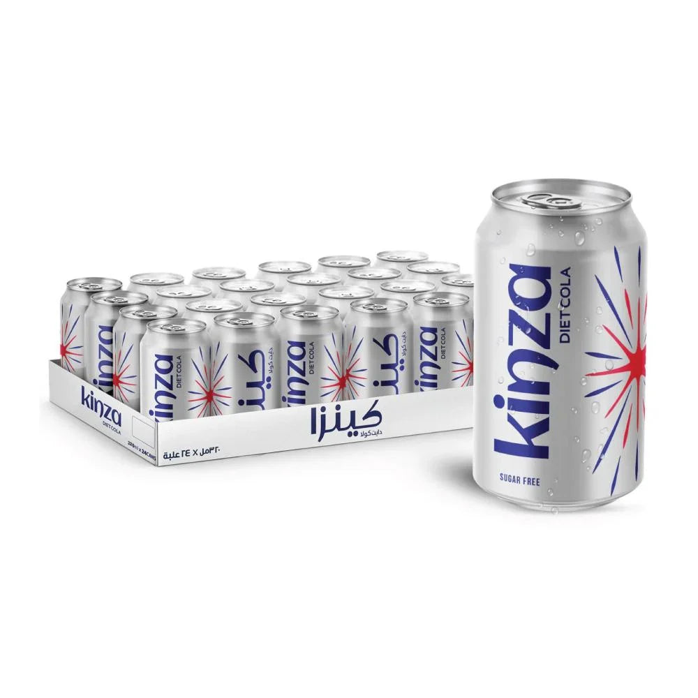 Kinza Diet Cola Drink 300ml Box of 24 | كينزا كولا دايت