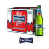 Barbican Strawberry Soft Drinks ( 24 X 330ml ) | بربكان شراب شعير نكهة الفراوله