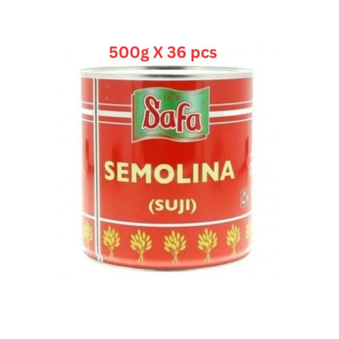 Safa Semolina Tins (Pack Of 36 X 500g)