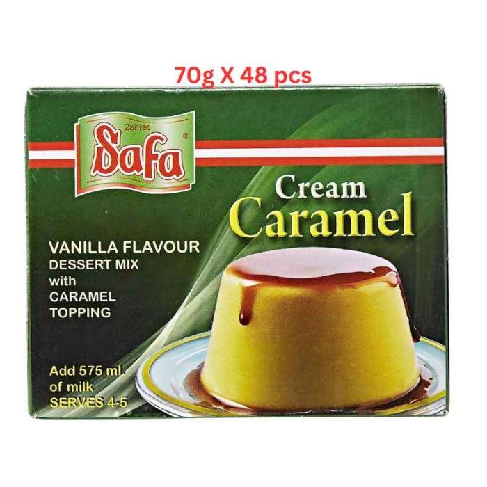 Safa Cream Caramel (Pack Of 48 X 70g)