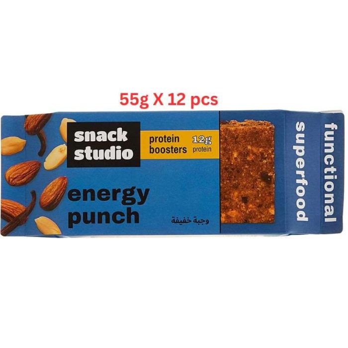 Snack Studios Energy Punch Ptb (Pack Of 12 X 55g)