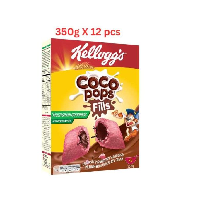 Kellogg's Coco Pops Fills Strawberry (Pack Of 12 X 350g)