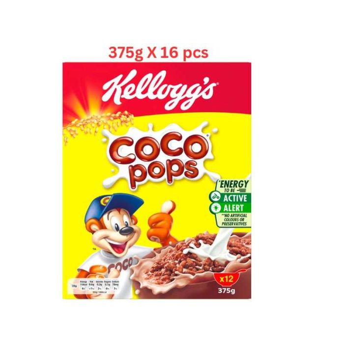 Kellogg's Coco Pops (Pack Of 16 X 375g)