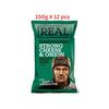 Real Crisps Cheese & Onion (Pack Of 12 X 150g)