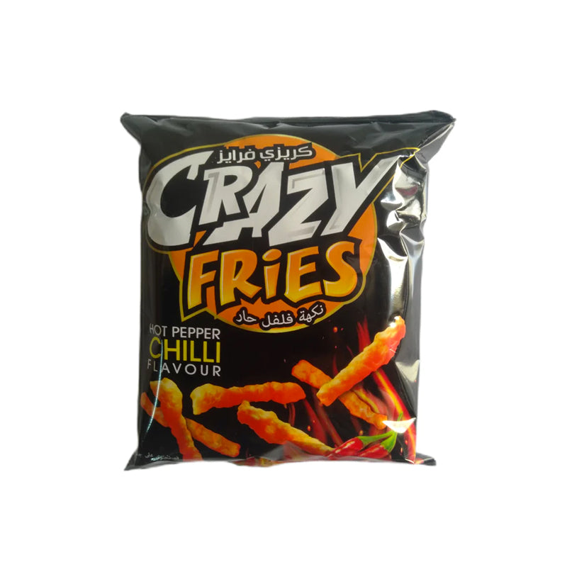 Crazy Fries with Hot Pepper Chilly Flavor ( 25g x 60 )|