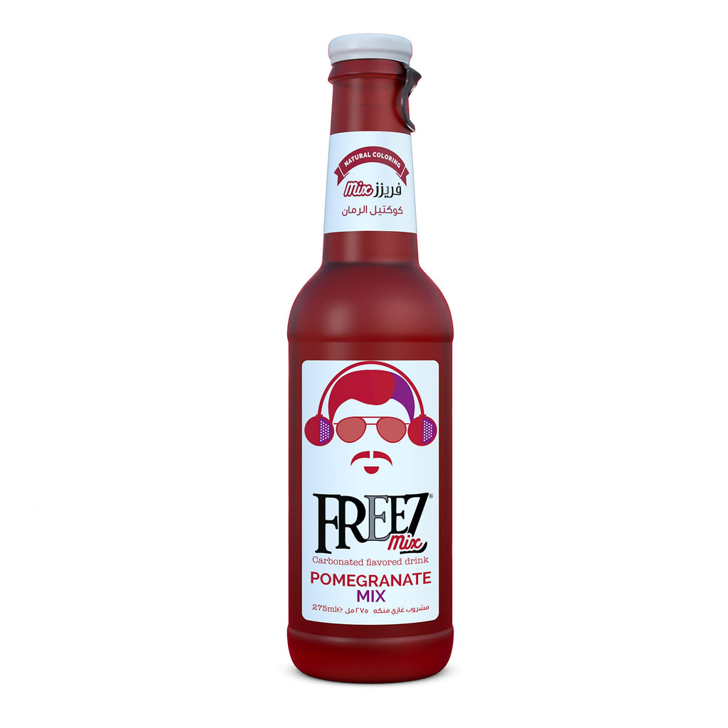 Freez Carbonated Pomegranate Flavored Drink ( 275ml x 24 ) | فريز بنكهة الرمان