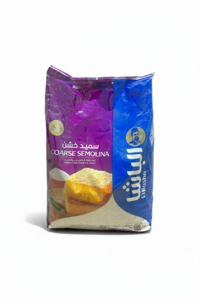 El-Basha Semolina Coarse 1.25kg | الباشا سميد خشن