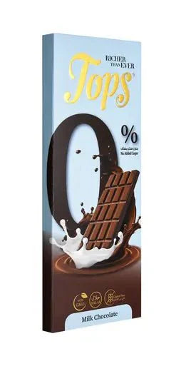 Tops Chocolate Bar Milk Sugar - Free Pack 12 X 50g - 2kShopping