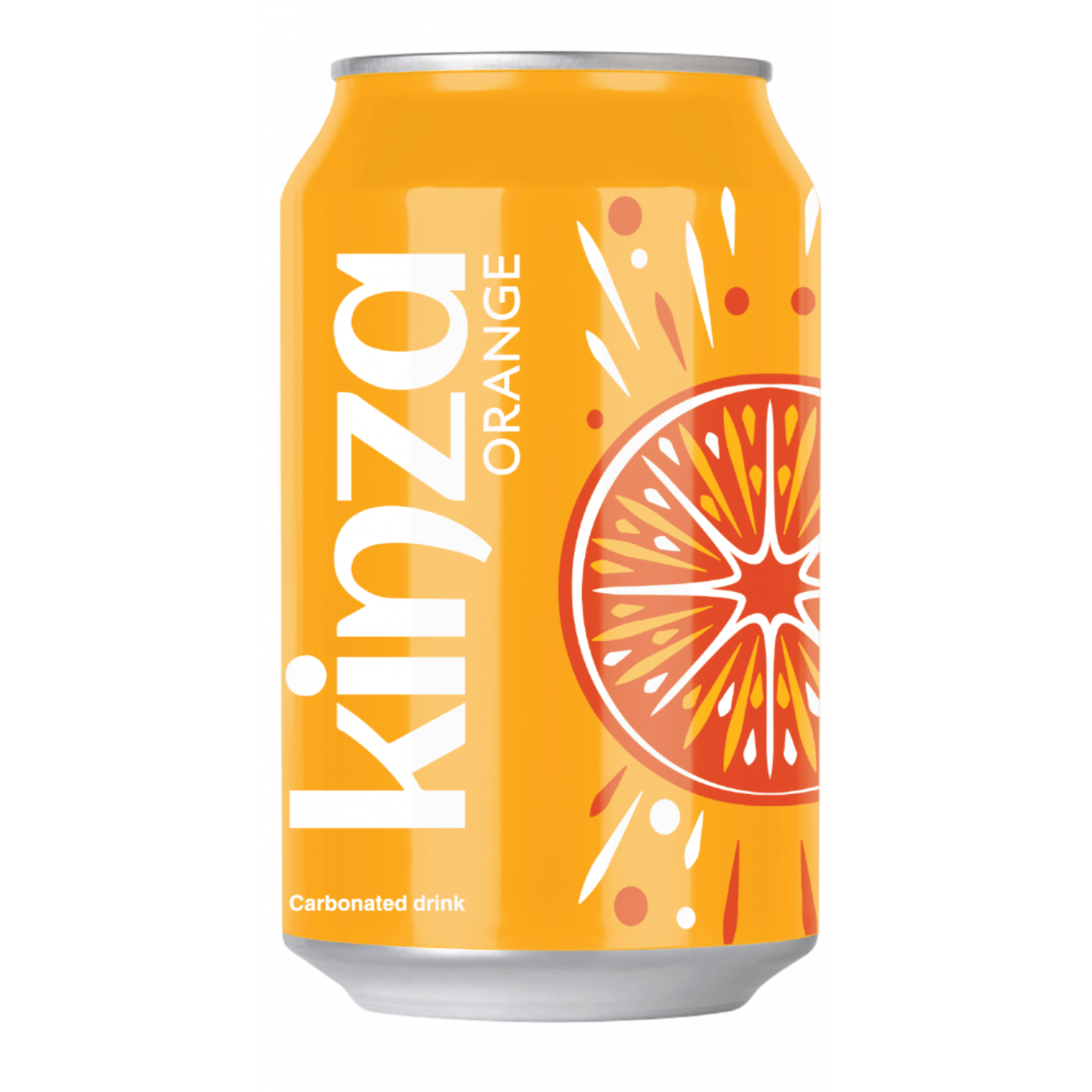 Kinza Orange Carbonated Drink 300ml Box of 24 | كينزا بطعم البرتقال