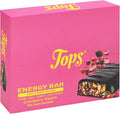 Tops 70% Dark Chocolate Energy Bar with Cranberry & Raisin Sugar Free Box of 12 x 50g