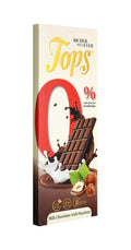 Tops Chocolate Bar Milk with Hazelnut Sugar - Free Pack 12 X 50g - 2kShopping
