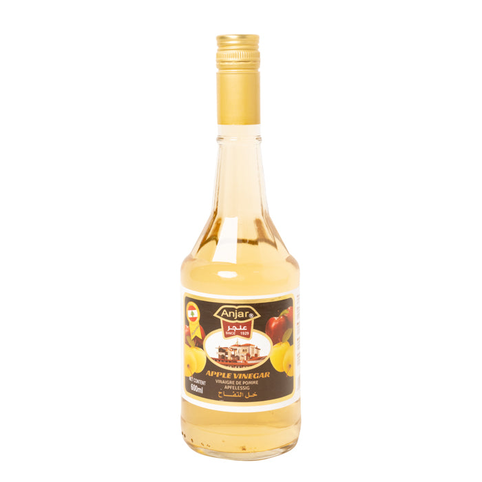 Anjar Apple Vinegar 12X600ML Glass Bottles CTN | عنجر خل التفاح