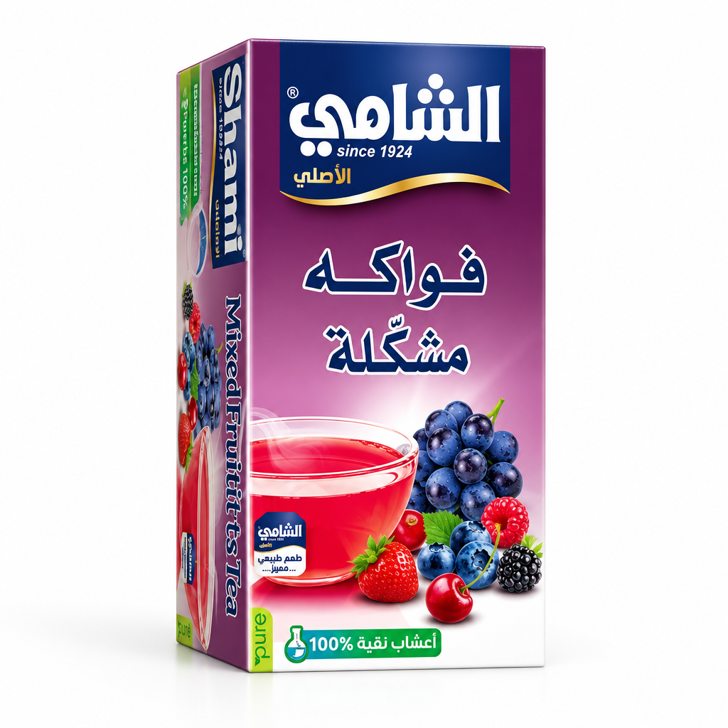 Al Shami Mixed Fruits 20 Tea Bags