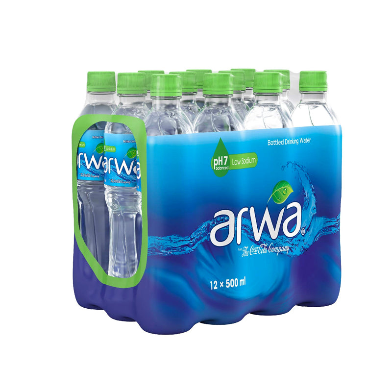 Arwa  Bottled Drinking Water 500ml x12| مياه شرب أروى