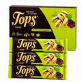Tops Milk Chocolate Bar with Pistachio Box of 16 x 3's 36g