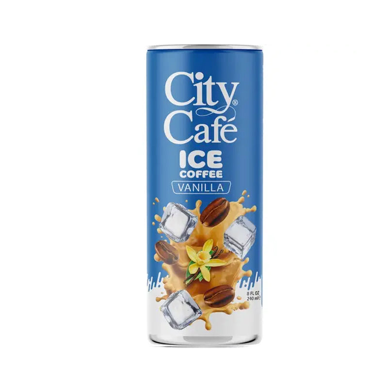 City Café Ice Coffee Vanilla ( 240ml x 48 ) | سيتي كافيه ايس كوفي فانيلا