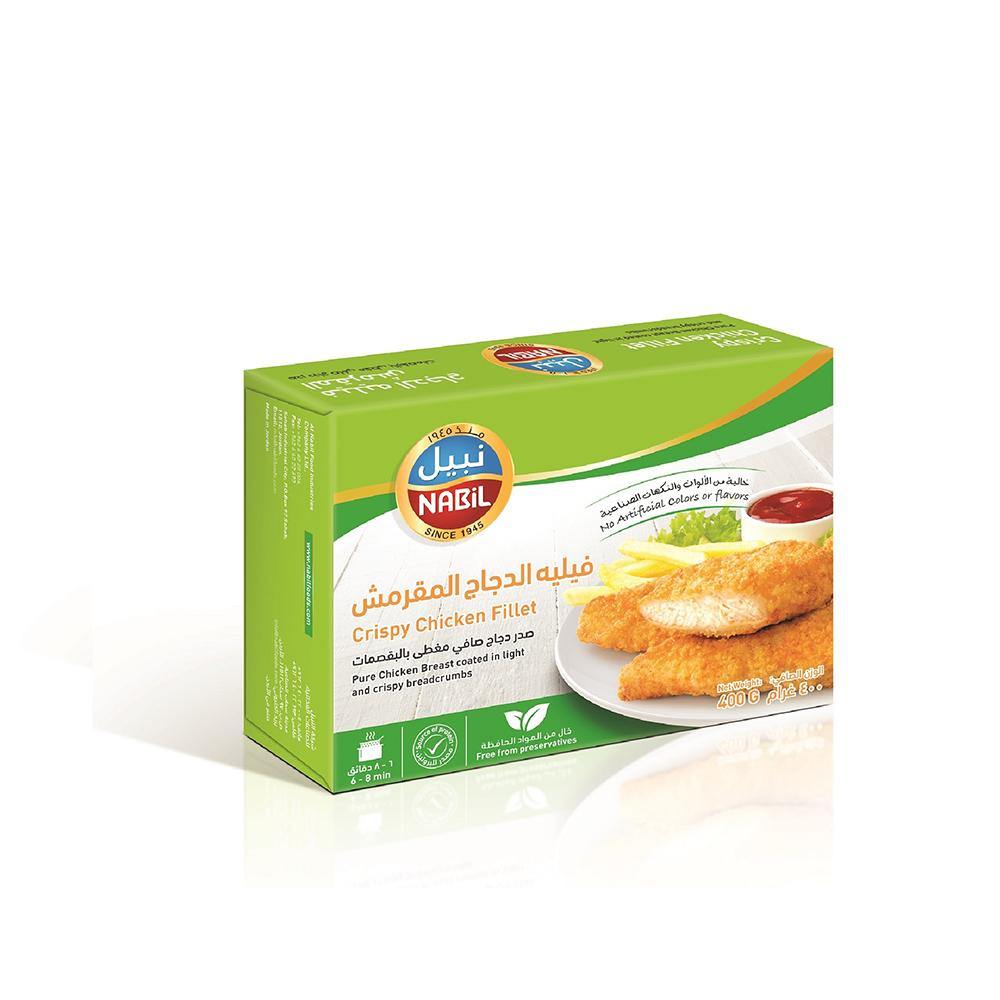 Nabil Crispy Chicken Fillet CTN 12 x 400g | فيليه الدجاج المقرمش نبيل - 2kShopping