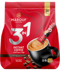 Marouf 3in1 Instant Coffee with Sugar and Creamer Pack of 30 x 20g