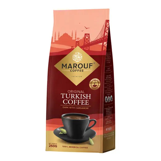 Marouf Turkish Dark Coffee with Cardamom 250G