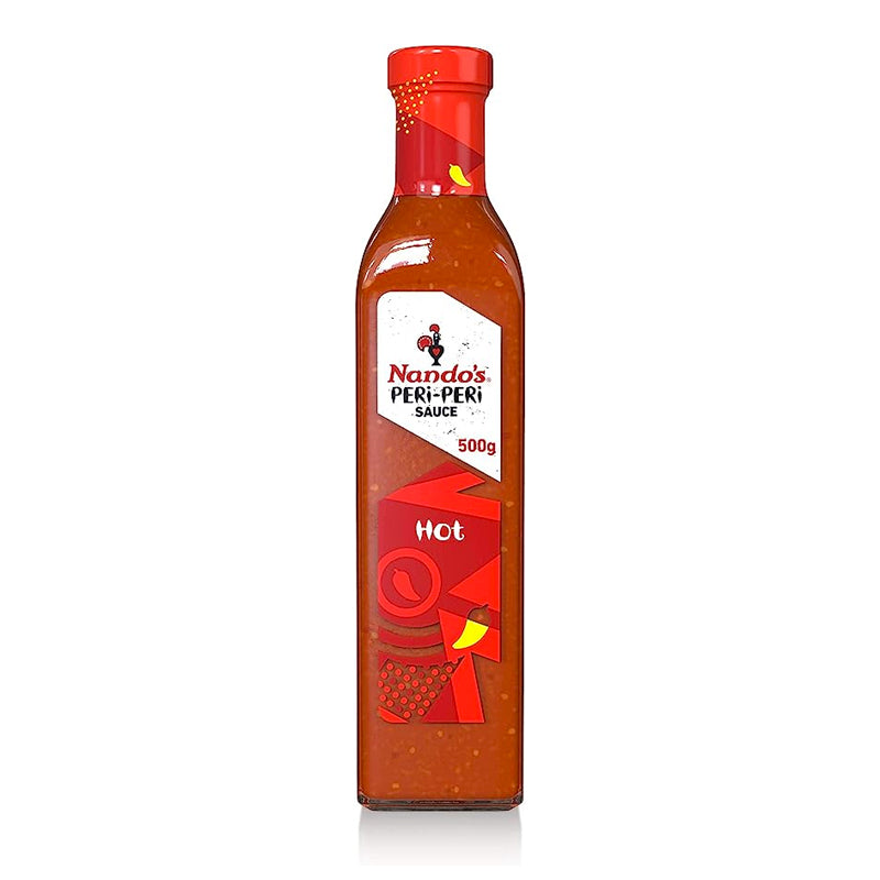NANDO'S Hot Peri-Peri Sauce, 6X500 ml