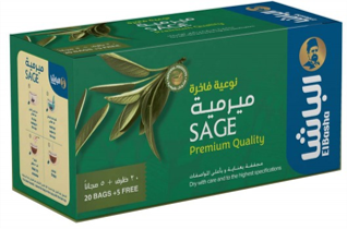 El-Basha Premium Sage 25's Tea Bags