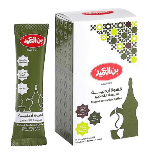 Al Ameed Instant Jordanian Coffee Box of 10 Pack x 6Pcs x24g | العميد قهوة أردنية سريعة التحضير - 2kShopping