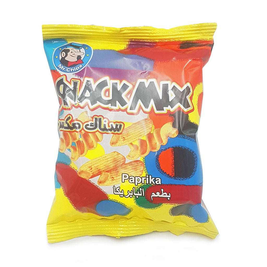 Mr Chips Snack Mix Paprika Flavor ( 38g x 48 ) | مستر شيبس بالبابريكا
