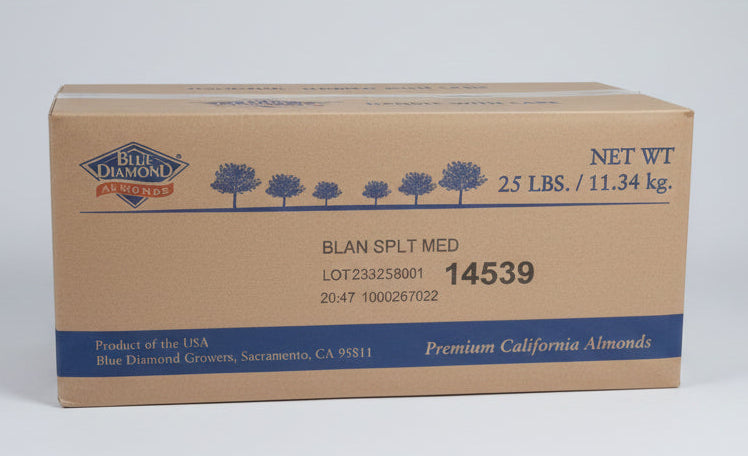El-Basha Split Almonds CTN 11.34kg