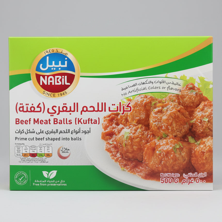 Nabil Beef Meatballs (Kufta) 500g