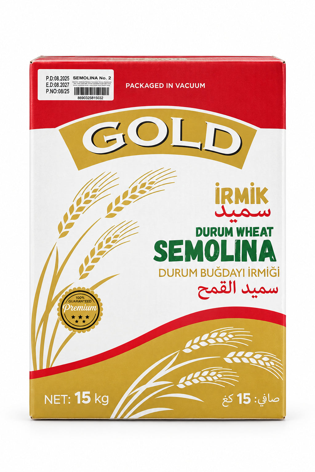 Semolina Medium Coarse No. 2 15kg