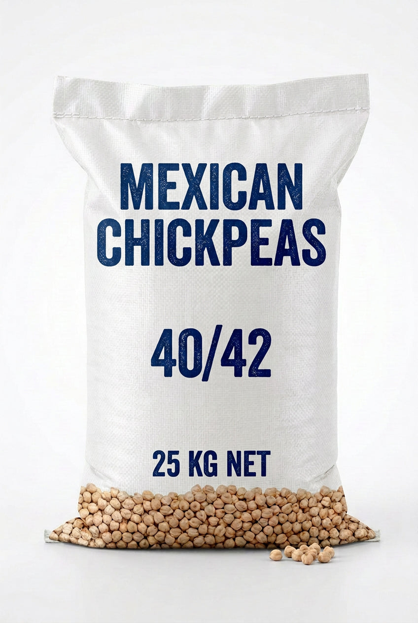 Mexican Chickpeas 40/42 Bag 25Kg