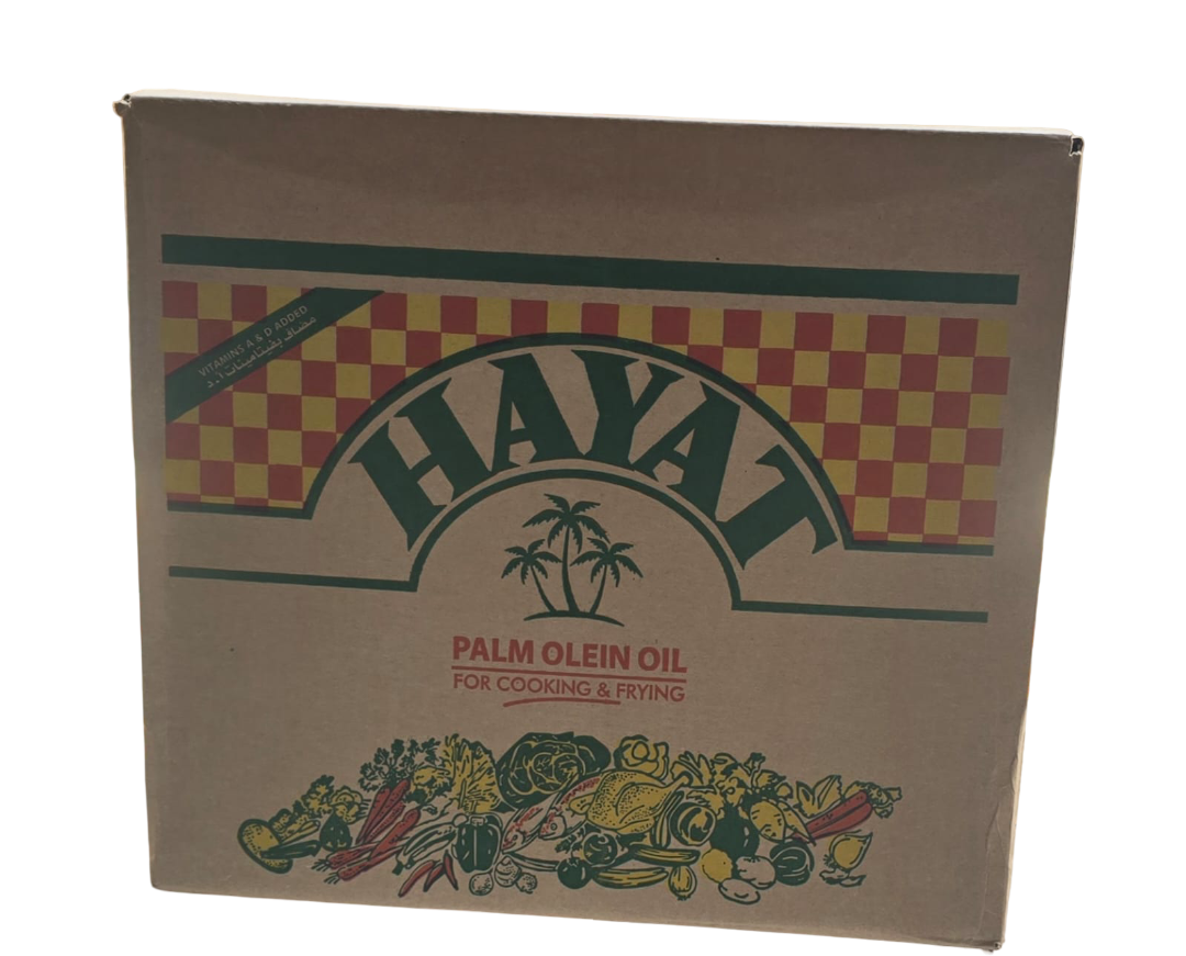 Hayat Palm Olein  Oil 6 x 3Ltrs|حياة زيت النخيل