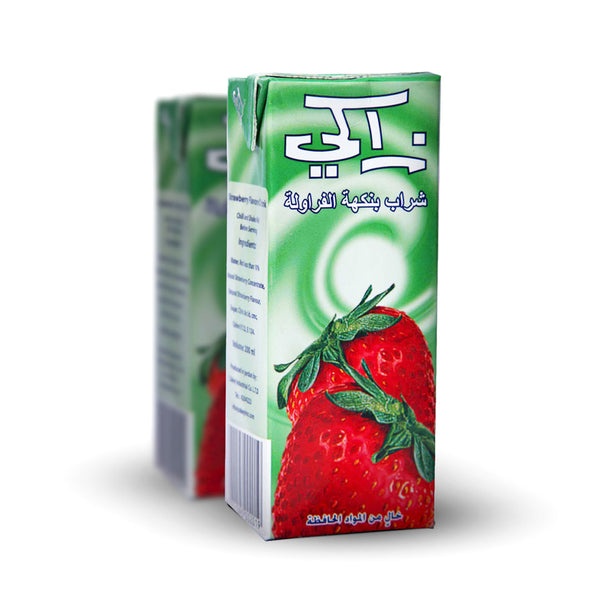 Zakey Strawberry Juice ( 200ml x 36 ) | زاكي عصير فراولة