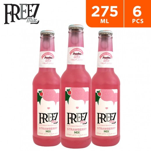 Freez Carbonated Strawberry Flavored Drink ( 275ml x 24 ) | فريز بنكهة الفراولة