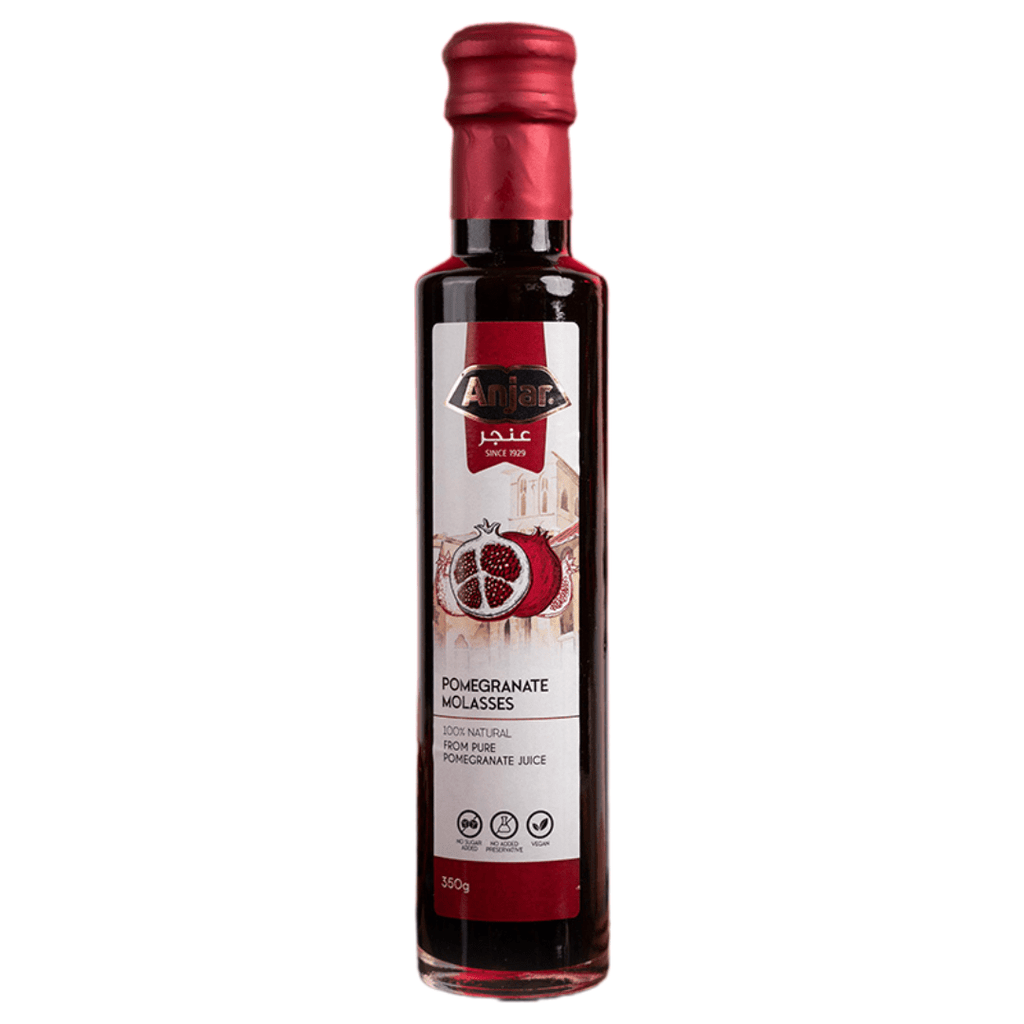 Anjar Organic Pomegranate Molasses Natural 350ml | عنجر دبس الرمان الطبيعي - 2kShopping
