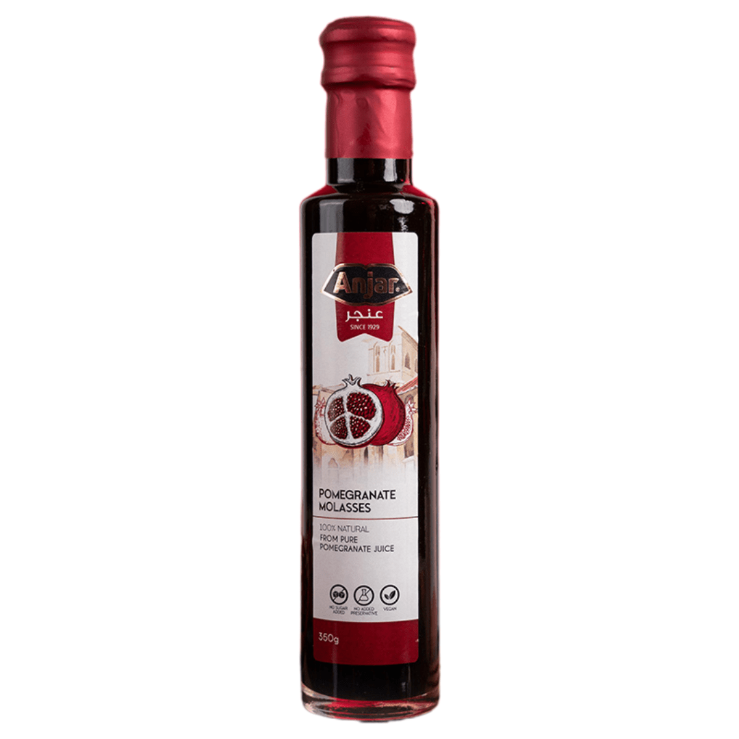 Anjar Organic Pomegranate Molasses Natural 350ml | عنجر دبس الرمان الطبيعي - 2kShopping