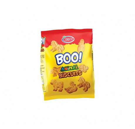 Jordina Boo Animal Biscuits Box 40g | جوردينا بسكويت أشكال الحيوانات - 2kShopping