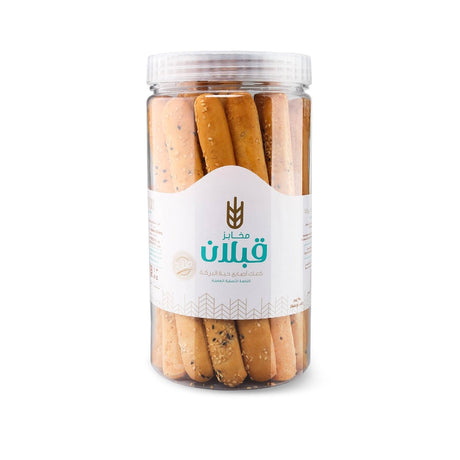 Qabalan Bread Sticks with Black Seed 350g | قبلان كعك اصابع حبة البركة (Exp:12/2025) - 2kShopping
