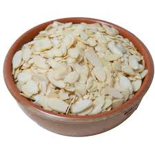 Almond Blanched Slices USA Box 11.34kg | شرائح اللوز المقشر