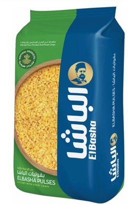 El - Basha Coarse Yellow Burgul 12X800g | الباشا برغل أصفر خشن - 2kShopping