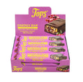 Tops Milk Chocolate Energy Bar with Cranberry & Raisin Sugar Free Box of 12 x 50g