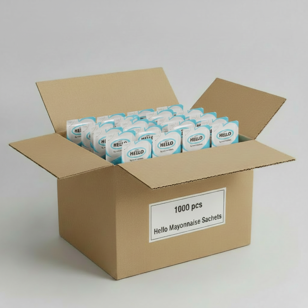 Hello Regular Ketchup Gluten Free Sachets CTN 1000pcs x 9g